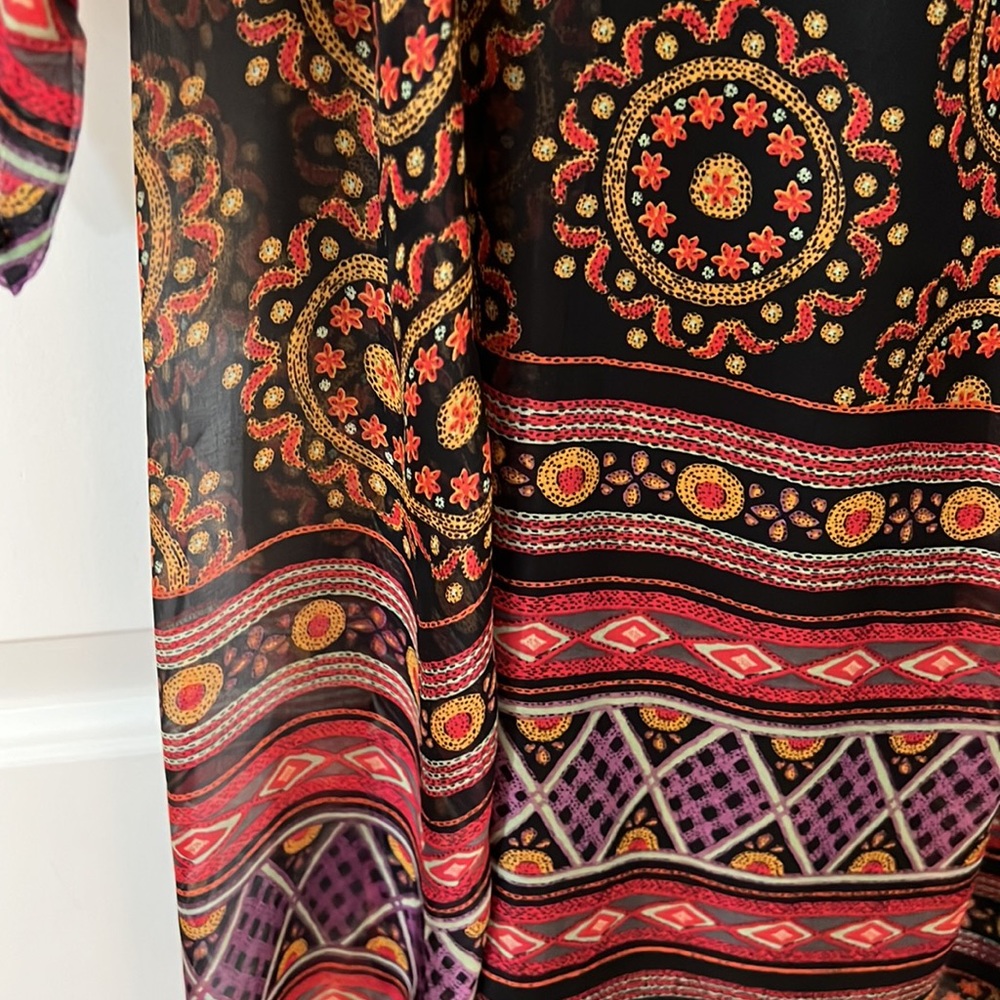 NWT Jonny Was Medallion Romance Silk Dress - Picture 3 of 11